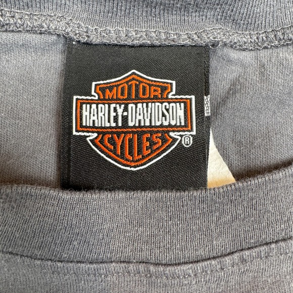 Y2K Harley Davidson Red Rock Las Vegas Long Sleeve Shirt XL 2009 Sleeve Hits - Picture 3 of 8